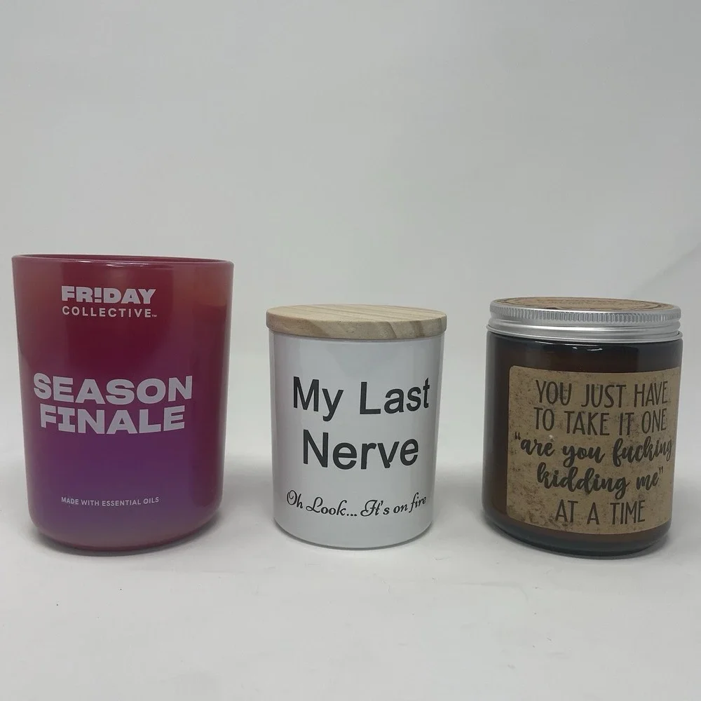 BOGO 3 for price of 1 Funny Candles My Last Nerve Season Finale F*cking Kidding‎